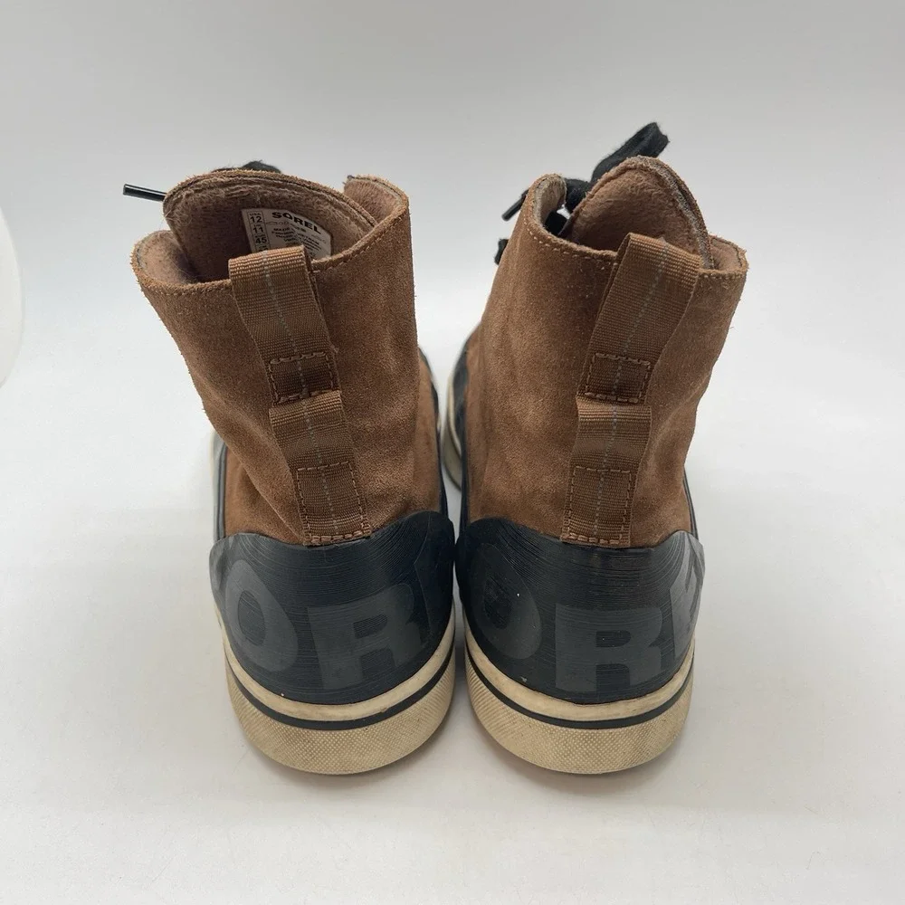 Sorel Cheyanne Metro II Boots Mens 12 NM4986-242 Brown Waterproof Lace Up Shoes - Picture 4 of 10